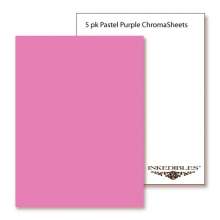 Inkedibles Premium Frosting ChromaSheets: 5 pack Letter Size (Pastel Pink)