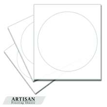 Inkedibles Artisan Frosting Sheets 24 sheets: Precut 8.0 inch circles (1 circle per sheet)