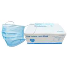 WHOLESALE PRICED Disposable Protective Face Masks, 3-Ply Earloop, 50 Pack - Minimum 4 pack purchase required