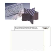 Inkedibles Standard Size (11 inch x 5 inch) Magnetic Chocolate Mold (design 530-015, plus 50 precut chocolate transfer sheets to size)