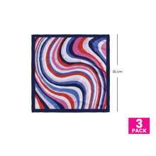 Scarf for Face Masks | Make a Cloth Face Mask (20 inch size) - 3 Pack - Swirl Multi Colors