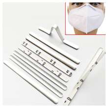 Aluminum Metal Nose Bridge Strips for DIY Face Mask Assembly (includes 3M tape)
