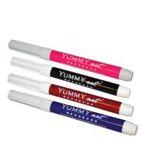 Valentine's / Love Color Set Edible Ink Markers (4 Pack, Standard Tip) - Black, Red, Pink, Purple